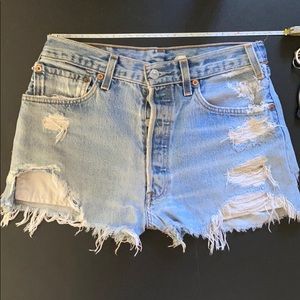 Vintage Levi 501 jean shorts